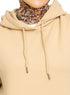 Beige Over Size Hoodie - Khotwh